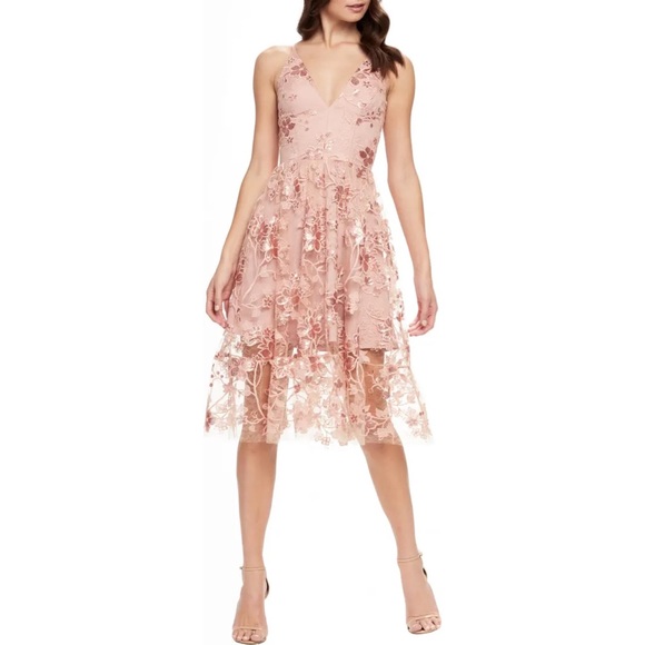Ally Dress XXL / Dusty Pink